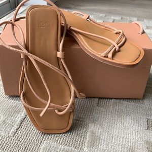 Lace up sandals great shape